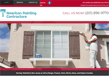 Tablet Screenshot of americanpaintingcontractorsnj.com